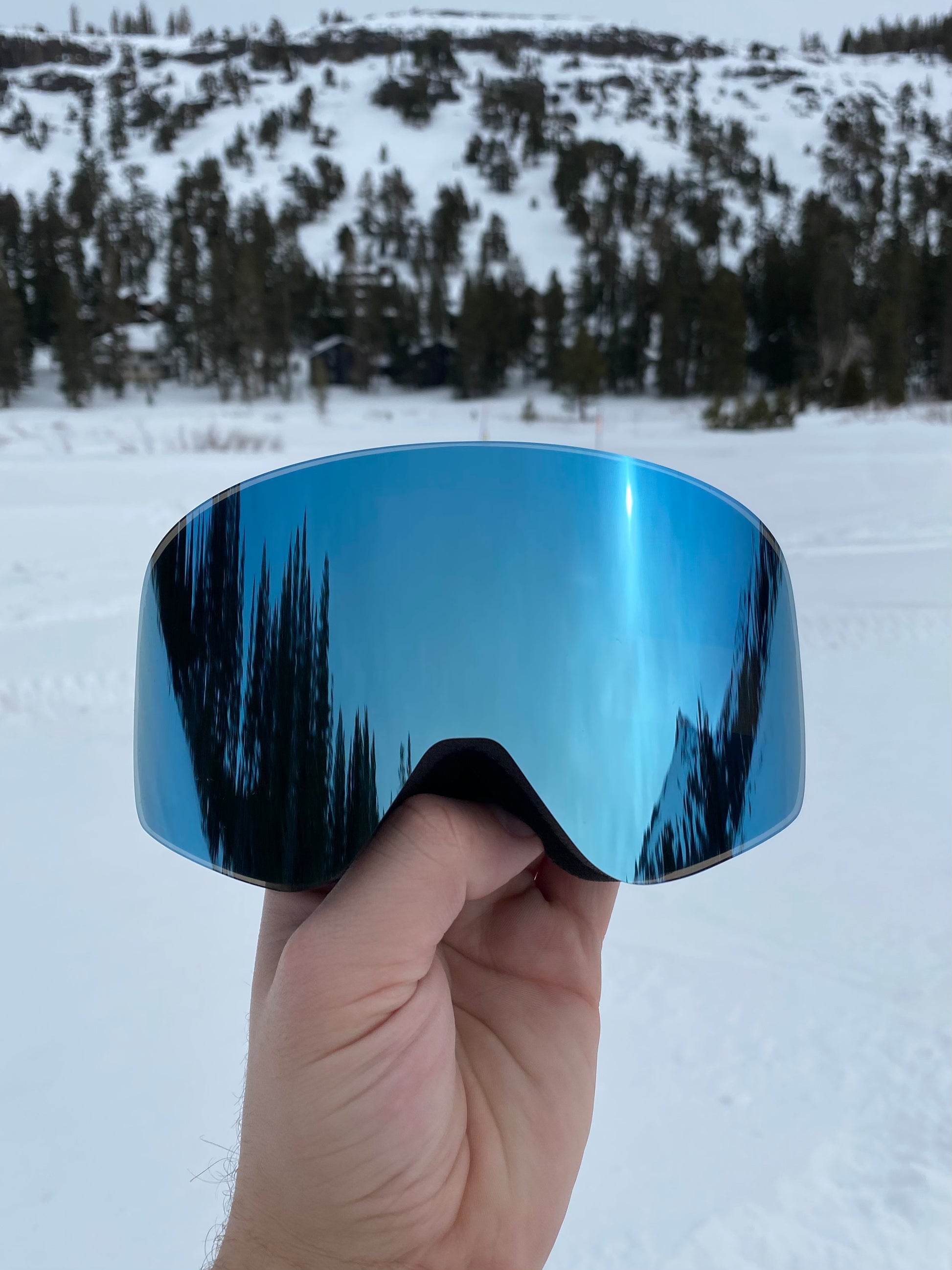 low light ski goggles COLD SEEKER GOGGLES + LOWLIGHT LENS Black